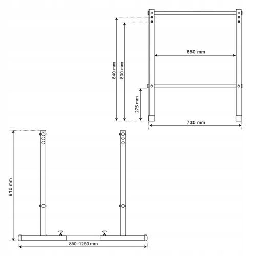 Poręcze stacjonarne UCHWYT DO POMPEK DIPÓW CWICZEN na Arena.pl