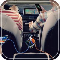 TRANSMITER BLUETOOTH AUDIO FM MP3 BT SZYBKA ŁADOWARKA 3X USB QC 3.0 RGB