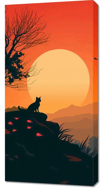 Obraz 50x100cm Kocie Wzgórze zdjęcie 1