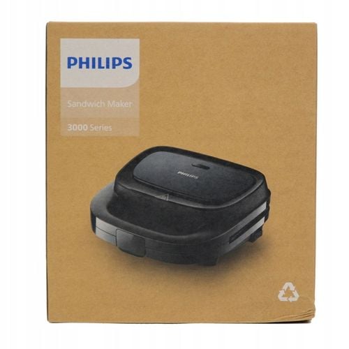 Opiekacz PHILIPS HD2330/90 Seria 3000 DO KANAPEK PANINI 750W czarny na Arena.pl