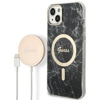 Zestaw Guess GUBPP14MHMEACSK Case+ Charger iPhone 14 Plus 6,7" czarny/blac