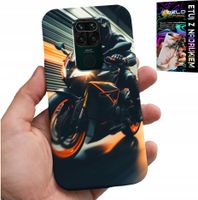 ETUI DO XIAOMI NOTE 9 - MOTOCYKLISTA MOTOR FAN MOTOCYKL + SZKŁO