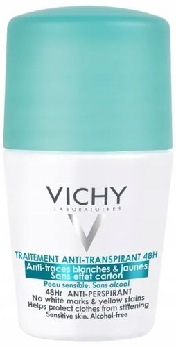 VICHY ANTI-TRACES [48h] PRZECIW ŚLADOM Antyperspirant 50 ml na Arena.pl