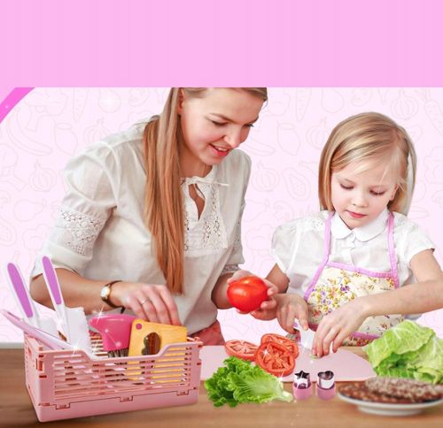 ZESTAW BEZPIECZNYCH NOŻY AKCESORIÓW KUCHENNYCH DLA DZIECI 13EL Prezenty na Arena.pl