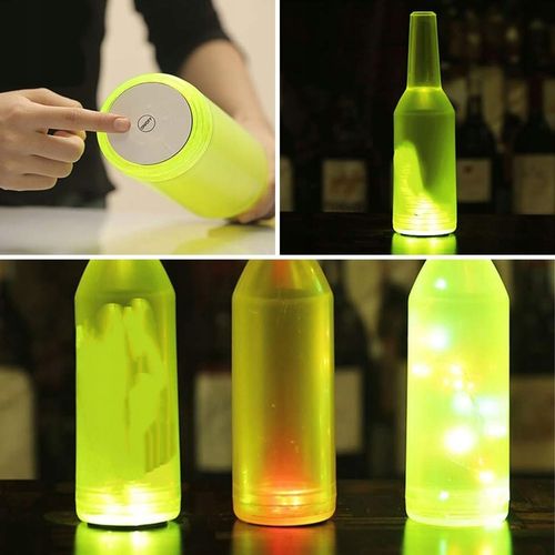 Podstawka Naklejka LED pod Butelkę Szklankę Kubek Zestaw 10 szt. na Arena.pl