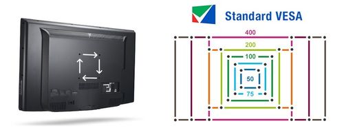 UCHWYT DO TELEWIZORA WIESZAK ŚCIENNY 32 49 50 55" 65" 70" TV do 45kg VESA na Arena.pl