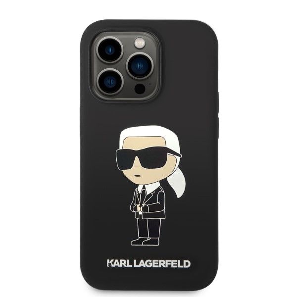 Etui Karl Lagerfeld do iPhone 14 Pro, Czarny, MagSafe zdjęcie 3