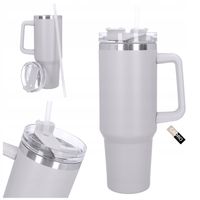 Kubek termiczny ze słomką próżniowy na kawę herbatę napoje zimne duży 1,2l