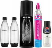 Saturator SodaStream TERRA BLACK + 2 BUTELKI + PEPSI MAX