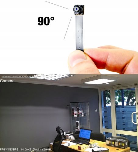 UKRYTA MINI KAMERA IP WiFi FULL HD ANDROID IOS DET na Arena.pl