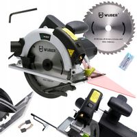 PILARKA TARCZOWA RĘCZNA Z LASEREM + DWIE TARCZE