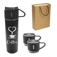Kubek termiczny grawer termos z własnym projektem do kawy gotowy na