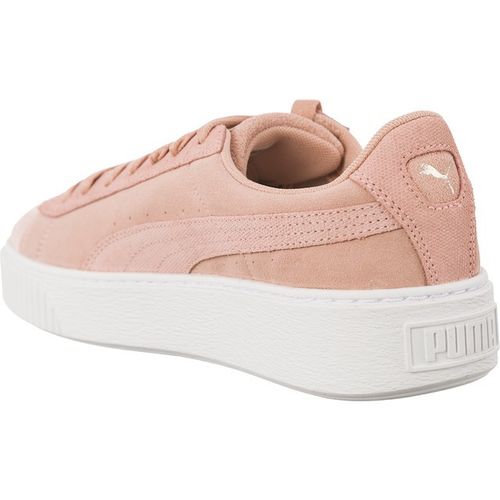 Puma SUEDE PLATFORM PEACH BEIGE PUMA WHITE na Arena.pl