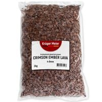 Kruger Meier Crimson Ember Lava 4–8 mm – Lawowe podłoże filtracyjne 2 kg