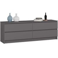 KOMODA K160 4SZ CLP PK GRAFIT SZARY