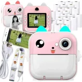 MINI DRUKARKA DRUKUŚ APARAT FOTOGRAFICZNY NATYCHMIASTOWY TERMICZNA 23 ROLKI