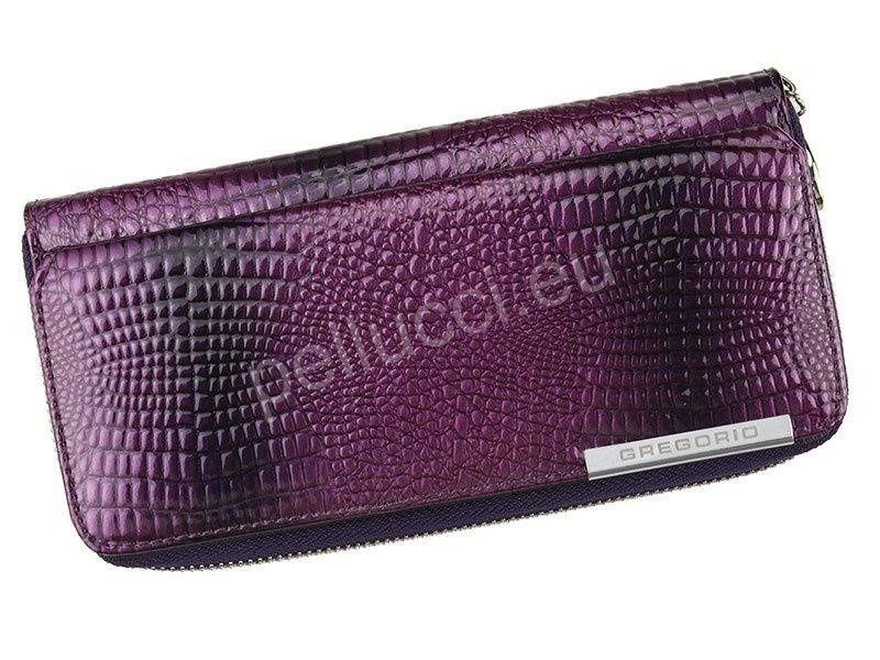 Portfel damski skórzany PELLUCCI GF111 Czerwony zdjęcie 2