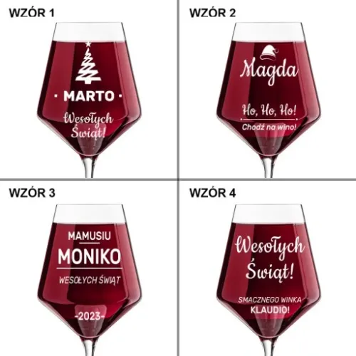 KIELISZEK DO WINA KROSNO prezent na Święta dla mamy żony dziewczyny babci na Arena.pl