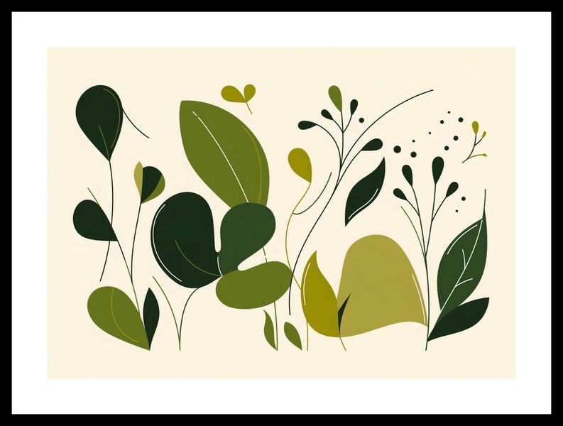 Plakat 42x29,7cm Świeżość Liści zdjęcie 3