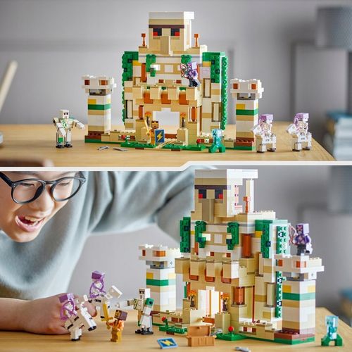 LEGO Minecraft Forteca żelaznego golema 21250 na Arena.pl