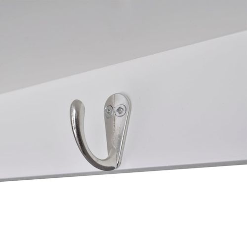 Wisząca szafka kuchenna, drewniana, biała na Arena.pl