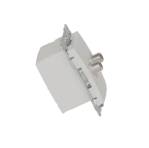 Simon54 Gniazdo SAT 2xF DASF2.01/11 białe na Arena.pl