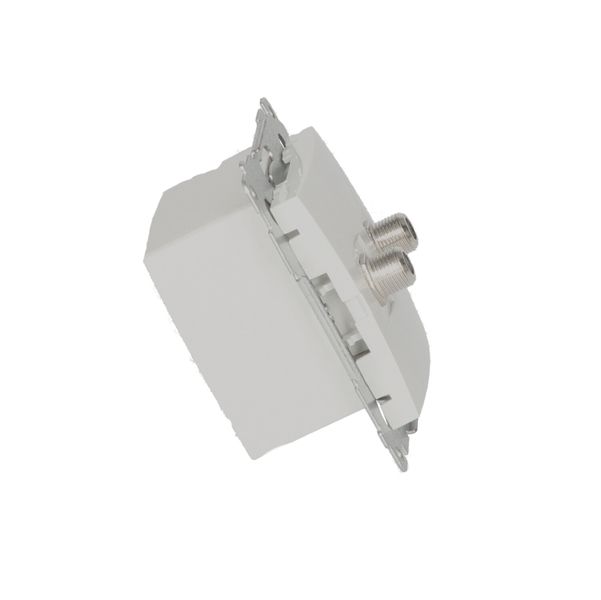 Simon54 Gniazdo SAT 2xF DASF2.01/11 białe zdjęcie 5