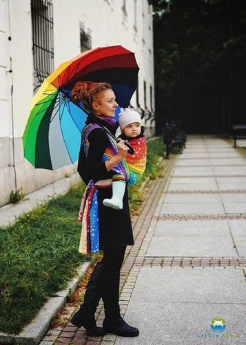 Chusta tkana Little Frog - Rainbow Stars 5 na Arena.pl
