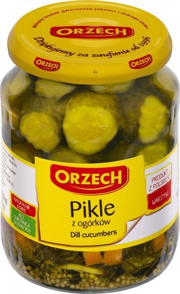 Orzech ogórki pikle 700g zdjęcie 2