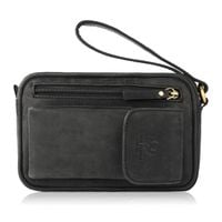 skórzana saszetka męska do ręki vintage paolo peruzzi t-56-hbl