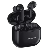 awei słuchawki bluetooth 5.3 t1 pro tws  + stacja dokująca czarny/black