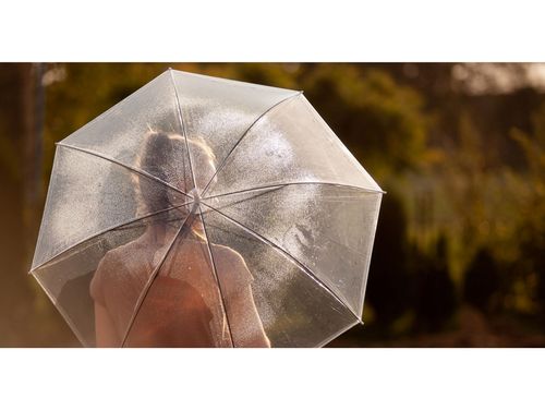 Parasol parasolka przezroczysta ślub transparentna na Arena.pl