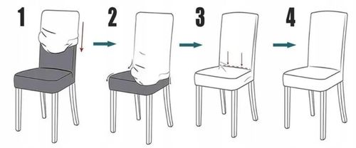 ZESTAW 6 SZT POKROWIEC NA KRZESŁO ZIELONY ŚWIĄTECZNE WZORY ELASTYCZNY na Arena.pl