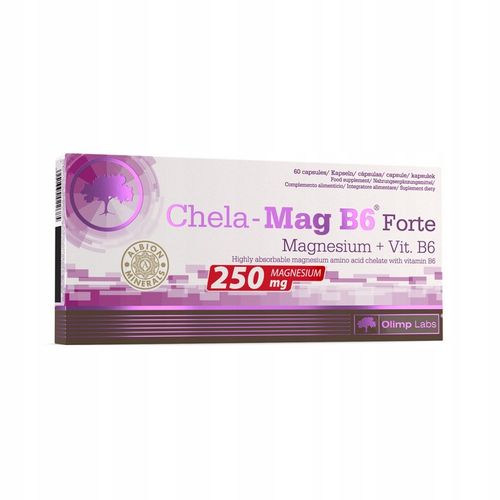 OLIMP CHELA-MAG B6 Forte Vita-min POTĘŻNY MAGNEZ CHELAT STRES WITAMINA B6 na Arena.pl