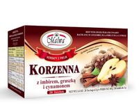Malwa Herbatka ziołowo-owocowa korzenna z imbirem gruszką i cynamonem 40 g
