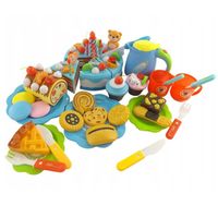 Tort urodzinowy do krojenia na rzepy 80 elementów WD-I58N