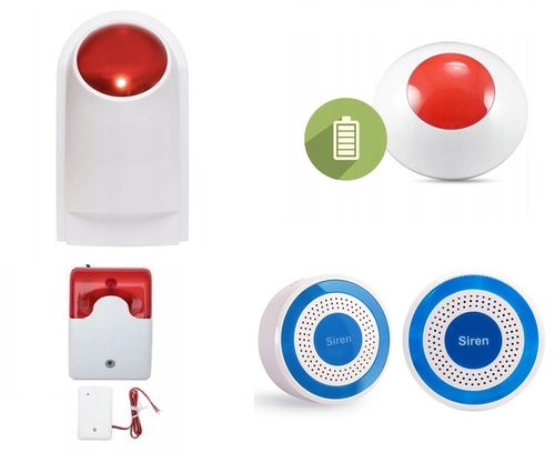 BEZPRZEWODOWY ALARM LCD GSM APP SYRENY POLSKI na Arena.pl