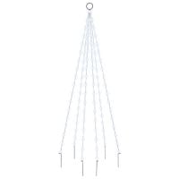 Choinka do montażu na maszcie, 108 zimnych białych LED, 180 cm