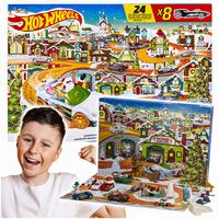 KALENDARZ ADWENTOWY HOT WHEELS ZESTAW AUTKA SAMOCHODZIKI DZIECI PREZENT 24E