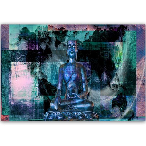 Deco Panel, Budda i abstrakcyjne tło 2 90x60 na Arena.pl