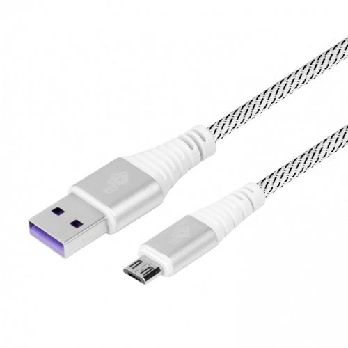 TB Kabel USB-Micro USB 1m biały oplot QC na Arena.pl
