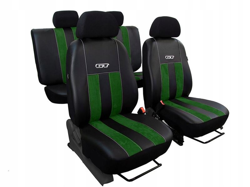 KIA CARENS 1 2 CEED I PICANTO / Pokrowce EKOSKÓRA zdjęcie 14