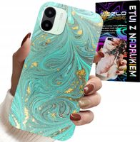 ETUI DO XIAOMI REDMI A2 - MARMURKOWE WZORY + FOLIA HYDROŻEL