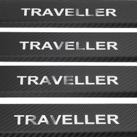 Listwa progowa PEUGEOT TRAVELLER Stal nierdzewna 304 carbon 4szt