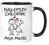 Kubek z nadrukiem prezent Dzień CHŁOPAKA dla kolegi urodziny różne wzory