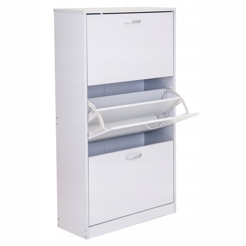 szafka na buty regał 3 komory obuwie komoda pojemna do przedpokoju regał na Arena.pl