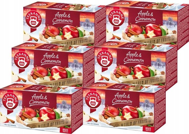 (x6) TEEKANNE Herbata Apple Cinnamon 20tb zdjęcie 1
