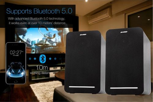 FENDA R40BT CZARNE BLUETOOTH, 60W głośniki 2.0 do telewizora komputera na Arena.pl