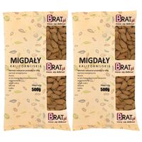 Migdały kalifornijskie 1kg (2x500g) Wysoka JAKOŚĆ Produkt NATURALNY