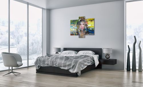 Obraz Na Płótnie - Portret Kobieta - 95X80 Cm - Cb95X80-3473 na Arena.pl